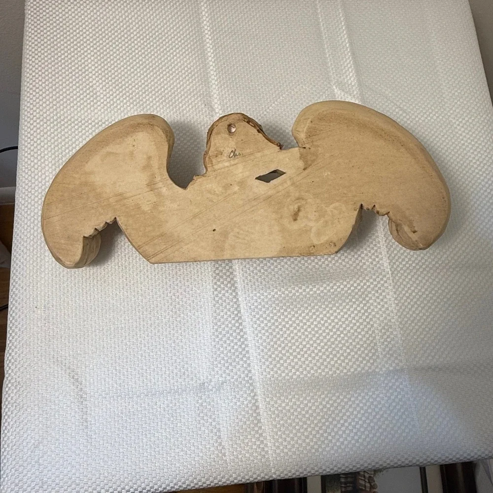 Vtg 1997 UDC United Design Angel Music Scroll Wall Plaque Resin 14
